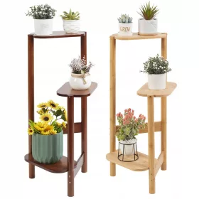 Stojalo za rože iz 3-slojne lesene konstrukcije 75 cm