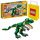 LEGO Ustvarjalec 3 v 1 31058 Močni dinozavri + papirnata vrečka LEGO 6315786 rumena 24x8x18 cm