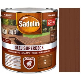 Sadolinovo olje Superdeck za lesene terase 2,5L - Tek