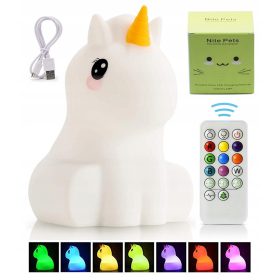 Bela nočna lučka Jednorožec Zenwire