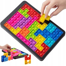 Kocke Tetris pop it fidget igrača Popit 27