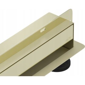MEXEN Elegantni linearni odvodnik za ravne stene 80 cm ZLATO