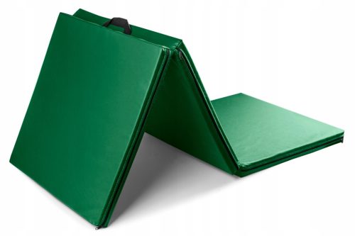 Materac za gimnastiko zelene barve 195 cm x 90 cm