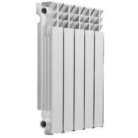    KFA 744 W beli aluminijasti radiator 400 x 578 x 95 mm - stranski priključek