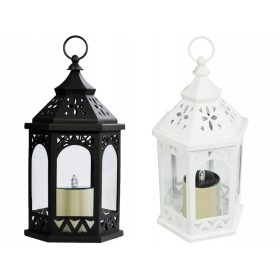 Polifach Solarna Laterna P-640 s Črno LED Svetilko