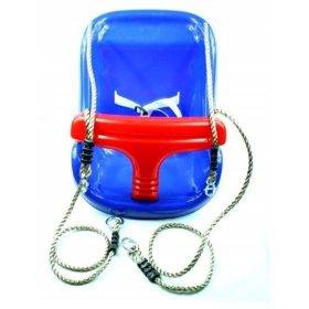 HUŠKA Z VEDROM MODRE IN RDEČE