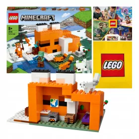   LEGO Minecraft - Hišica lisice (21178) igralna hiška + torba + katalog