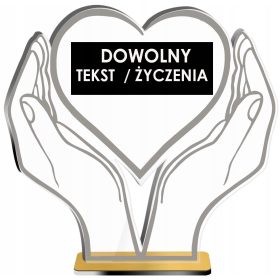   Gravirana spominska figurica z zlato podnožje + lastna posvetila