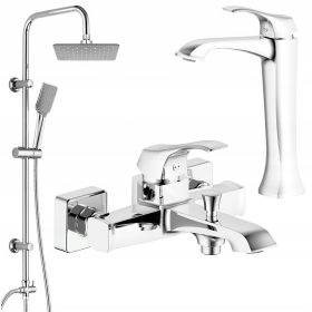   Stilna enoročna armatura za kad in tuš Valvex Antiga krom + 2 druga izdelka