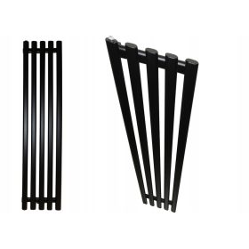   DEKORATIVNI RADIATOR ZA KOPALNICO DECO PANEL 180x37 MAT ČRNA STRUKTURA 720W