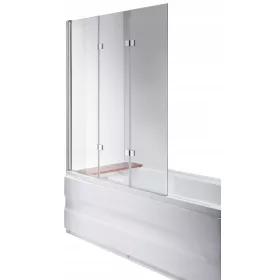 Trodelni paravan za kad Essente 120 x 140 cm prozoren