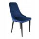 Elegantni stol LOUIS HOMLA za dnevno sobo v modrih odtenkih