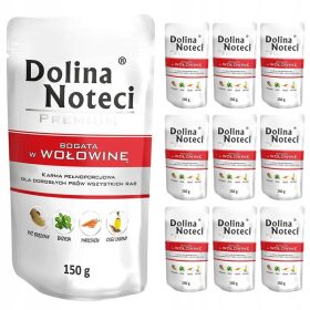 Dolina Noteci Premium bogata z govedino 10x150g