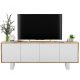 Industrijska TV omara in komoda Loft Wotan White Matt