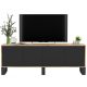 TV stojalo Apollo 2, komoda Industrial Wotan, črna MAT