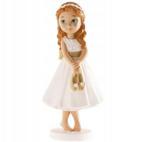   Komunija Dekorativna Figurica za Tort "Deklica v Beli Obleki"