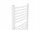 Lava Magma 70 x 48 cm beli lestveni kopalniški radiator