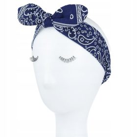  Pin-up trak za lase odtenkov modre