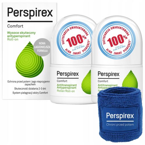 Perspirex Comfort Antiperspirant 20 ml, 2 paketi + BREZPLAČNA opaska