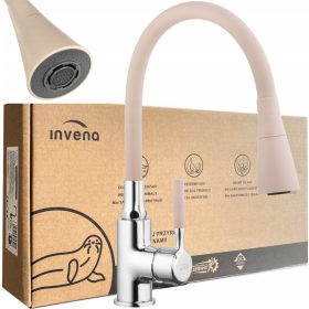  Invena Pogo talna kuhinjska armatura, bež