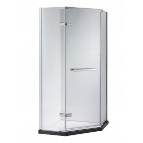 Kabina za prhanje HEXA s krilnimi vrati 90 x 90 cm