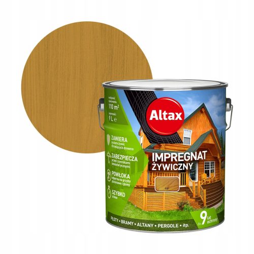 ALTAX IMPREGNAT ŽIVIČNIK 9L - do 9 LET ZAŠČITE!