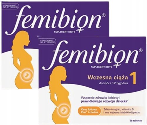 Femibion 1 Zgodnja Nosečnost - Dodatek za Podporo Zdravja Nosečnic