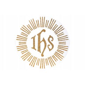   Ozdoba iz stiropora z bleščicami za prvo obhajilo, premer 52 cm