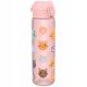 Pink bidon za deklico za vodo za šolo Colorful Butterflies ION8® 0,5 l
