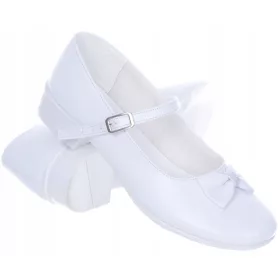   Balerinke za deklice, komunikativna peta, bele barve, velikost 32