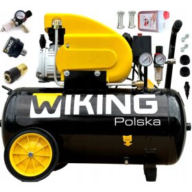   Optimized Name: Kompresor za zrak na olje Wiking Polska 50L 10 bar

Optimized Description: 
Firmowy kompresor polskiej marki Wiking Polska, zdajajoč se za idealno rešitev za vsak delavnico. Ta 50-litr