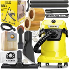 Kärcher WD3 Industrijski Sesalnik 1000 W + Dodatki
