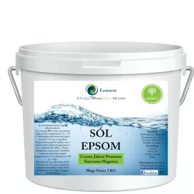   Slovenian Name: Premiumni Epsomska grenka sol 5 kg za prehrano

SEO-Optimized Description:
Spremenite svoje kopeli v pravo oazo s Premiumno Epsomsko grenko soljo! Ta kakovostna sol vsebuje 99% čistega
