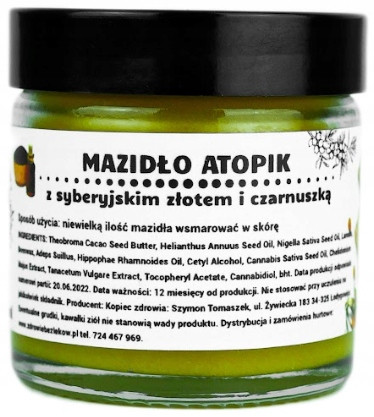 Balzam ATOPIK z bio sestavinami za obnovo in zaščito kože - 60 ml