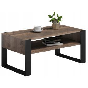 Klubska mizica KAJA rustikalni hrast mansarda retro