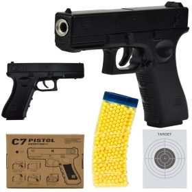   Glock Metal Airsoft Pistol Set 800 BBs + knjiga nalepk, strip Shop_lolki