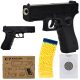 Glock Metal Airsoft Pistol Set 800 BBs + knjiga nalepk, strip Shop_lolki