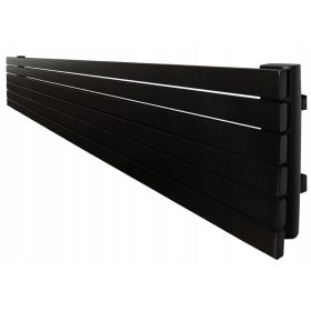   LOFT DEKORATIVNI RADIATOR 45x140 Črni Mat Struktura 837W HORIZONTALNO