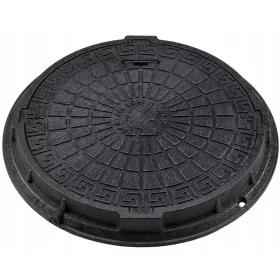   Okrogla pokrovna plošča za greznico Babylonplast Ø75/60 cm, PE, A15, črna