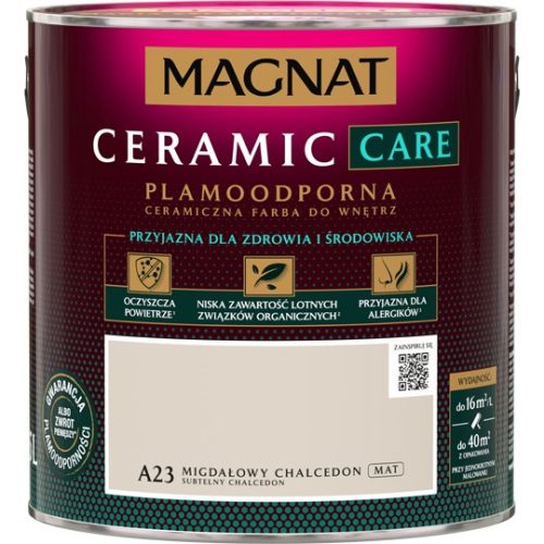 Stenska keramična barva Magnat 2,5 l A23 Subtle Chalcedony mat