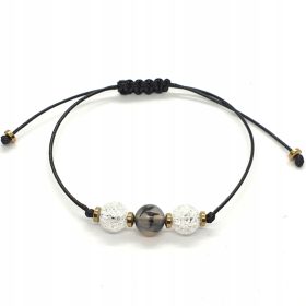   Slovenian name: Naravni Kamniti Kolekcija Verižica Rock Crystal Ahat Smoczy