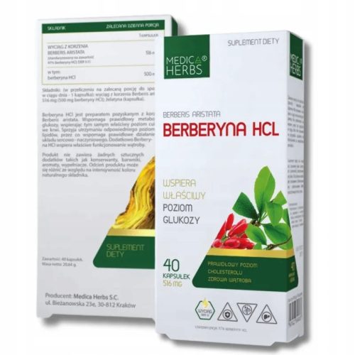 Berberin HCL – Naravna podpora za metabolizem in raven sladkorja v krvi