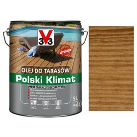 V33 Slovenija Olje za teraso Klimat Hrast 5 l