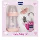 Chicco Popoln5 Komplet za Dojenčka Steklenička proti Kolikam + Duda Mini Soft + Trak