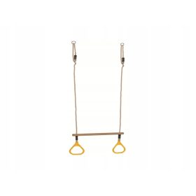 Lesena trapezna palica s trikotnimi obroči