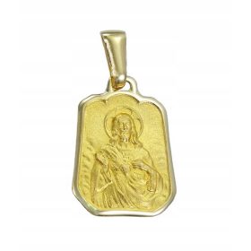 Zlata škapulirna medalja s čistino 585