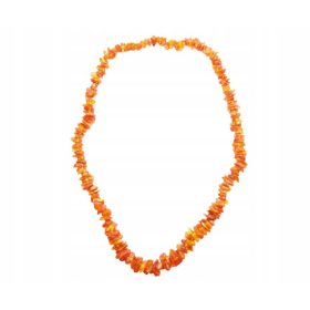 Baltična jantarna ogrlica z nebrušenimi jantarnimi kamni