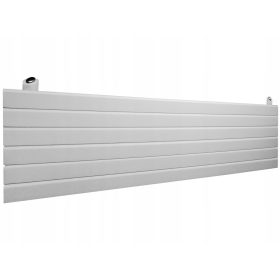   LOFT dekorativni RADIATOR 45x180 Mat Bela Struktura 1102W HORIZONTALNO