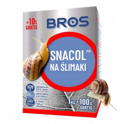 Granulat za boj proti polžem Snacol 3GB 1kg+100g