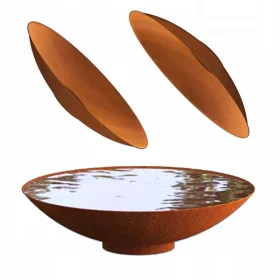  Posoda za vodo Corten 800x210 mm